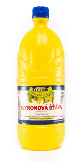 Citrónová šťáva (plast) Liotti 1l